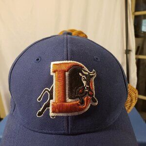 Youth TWINS ENTERPRISE Baseball Cap w/a D & a Bull in Blue & Orange